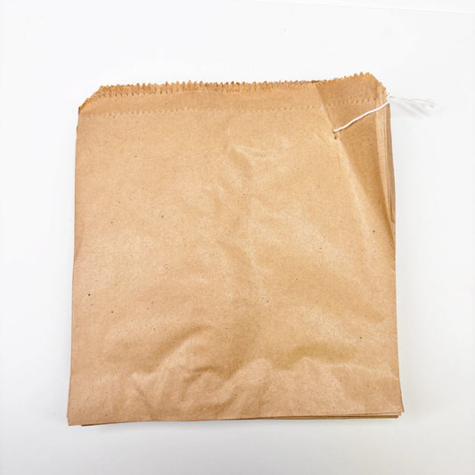 Kraft Paper Sweet Bags (18×18 cm) - Stickiply