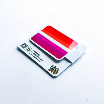 Lesbian Pride Flag - Magnetic Bookmark - Premium Magnetic Bookmark - Just £2.75!