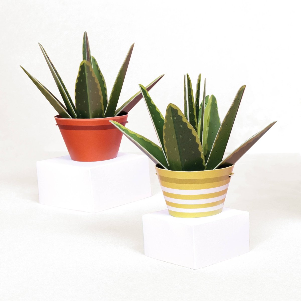 Make Your Own Healing Aloe Vera Paper Plant - Stickiply