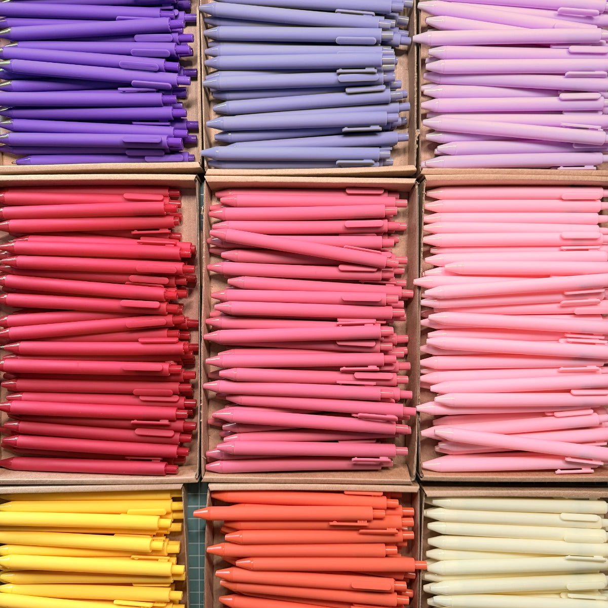 Morandi Pastel Retractable Pens - Stickiply