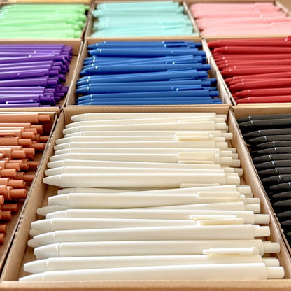 Morandi Pastel Retractable Pens - Stickiply