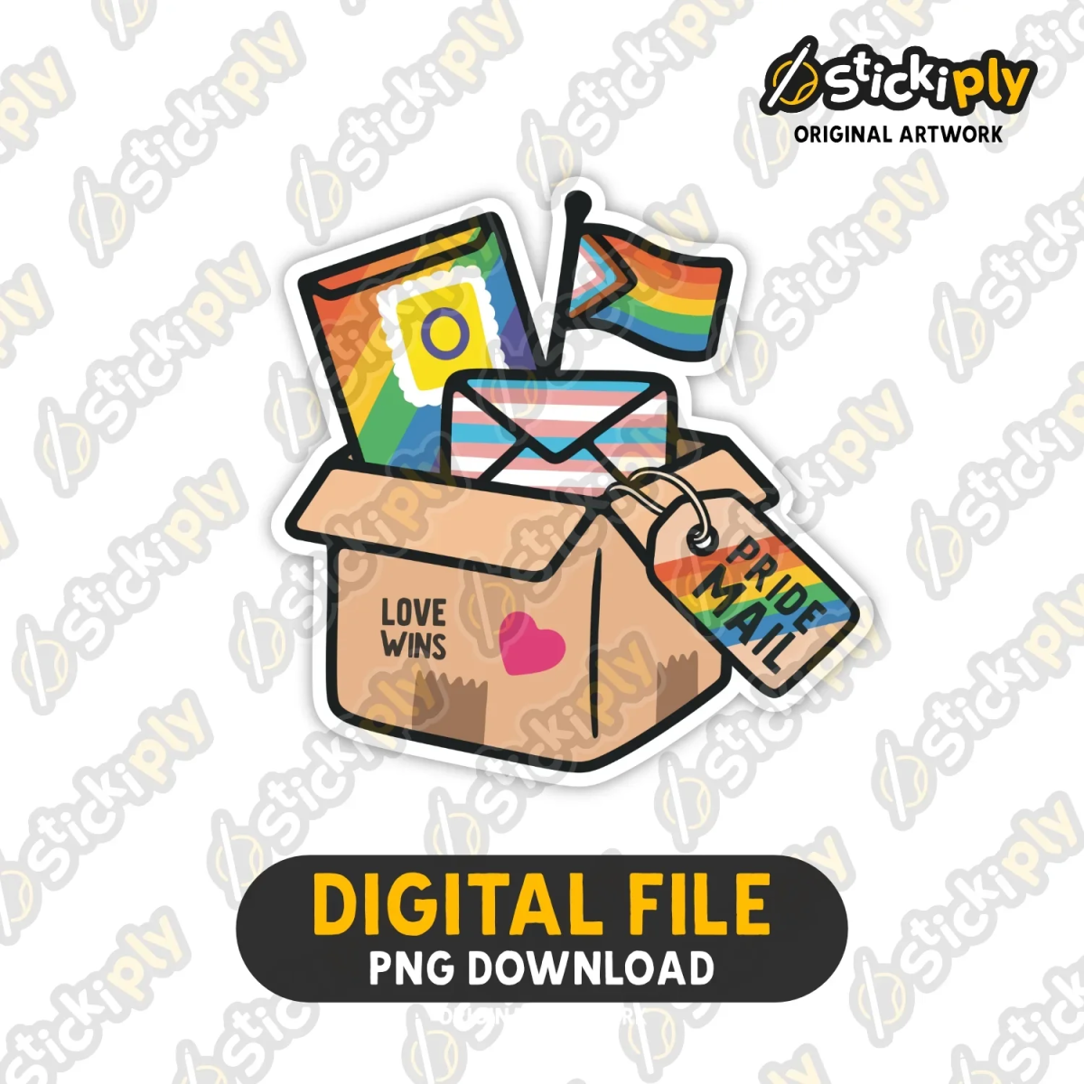 Packed With Pride (LGBTQ) - Digital Download - Stickiply