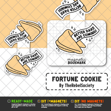 Fortune Cookie | Magnetic Bookmark