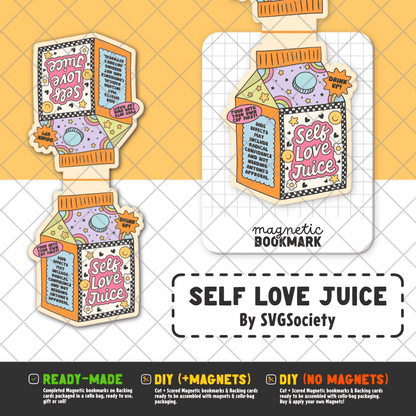 Positive Vibes | Magnetic Bookmarks - Stickiply