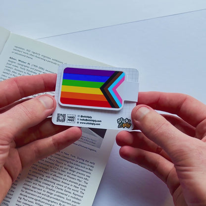 Pansexual Pride Flag - Magnetic Bookmark