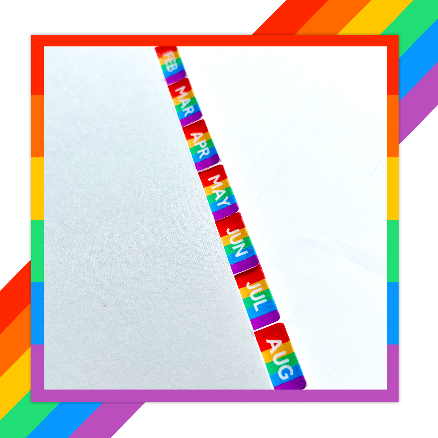 Pride Calendar (2025) Sticker Sheet - Stickiply