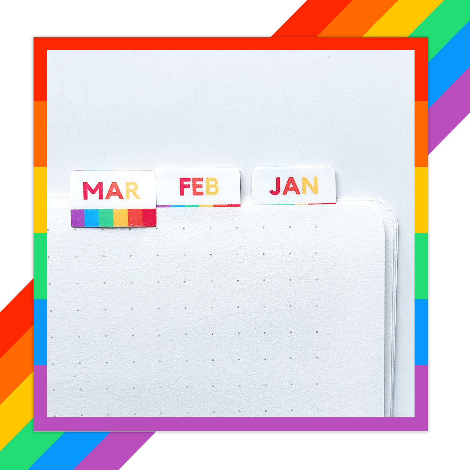 Pride Calendar (2025) Sticker Sheet - Stickiply