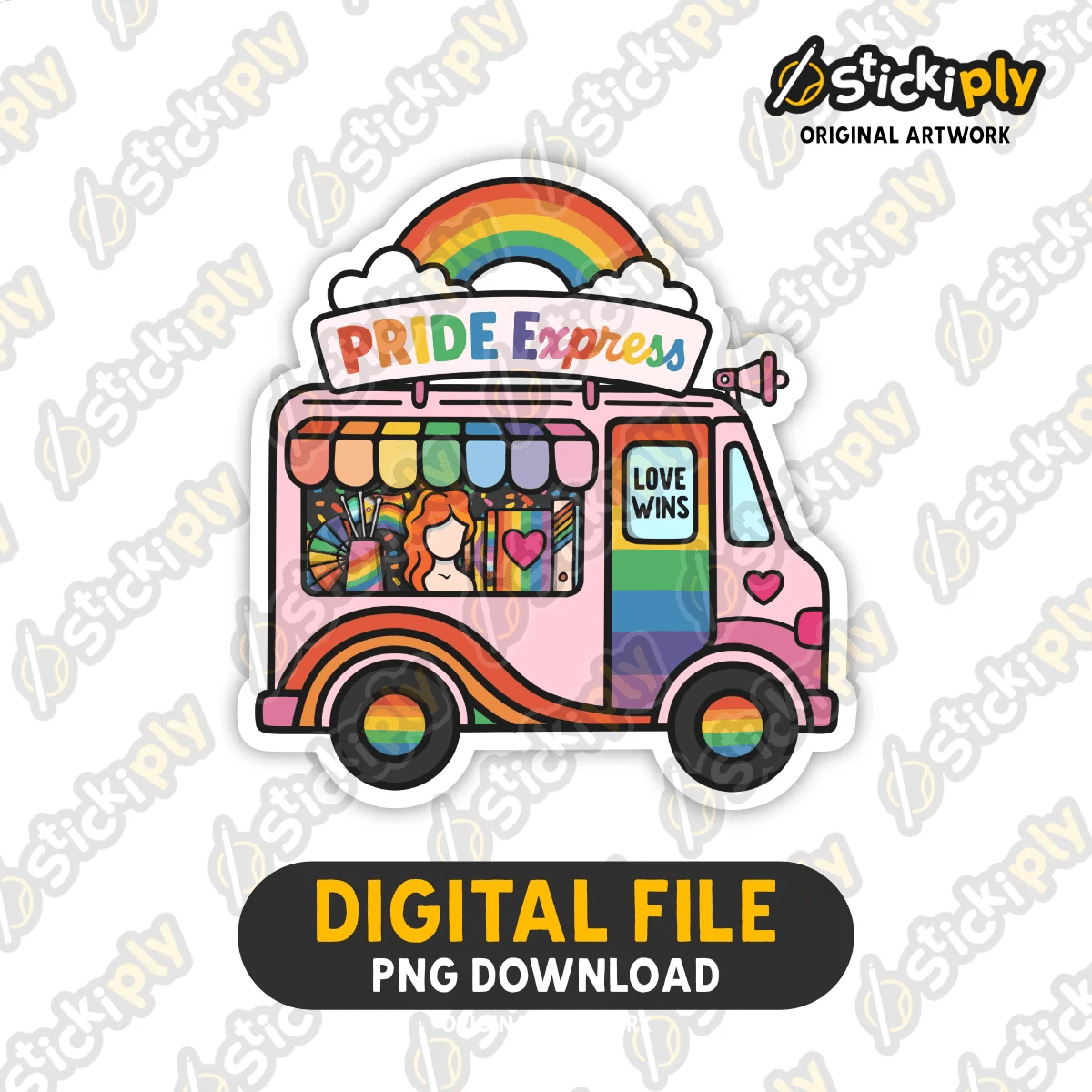 Pride Express (LGBTQ) - Digital Download - Stickiply