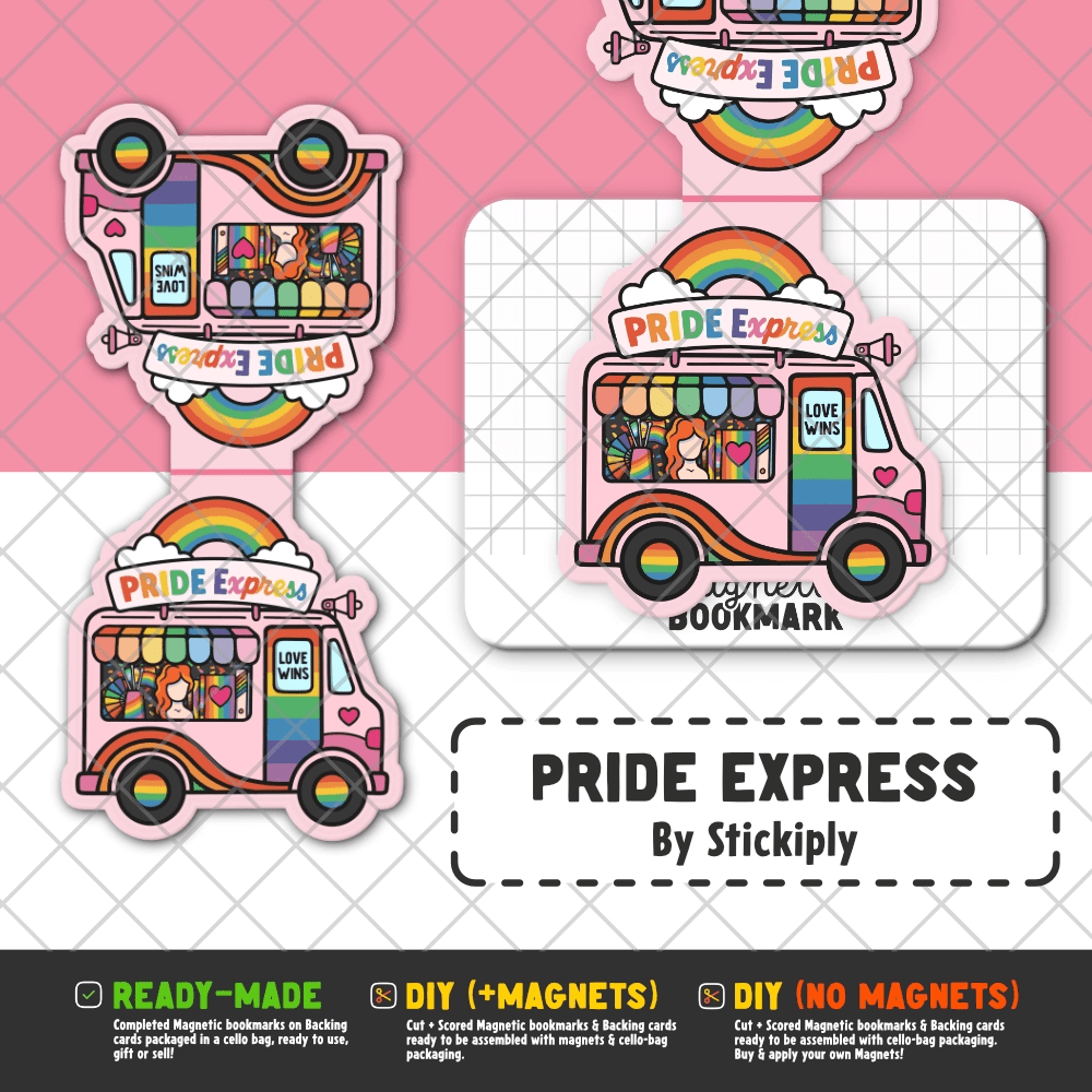 Pride Express | Magnetic Bookmark - Stickiply