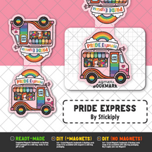 Pride Express | Magnetiskt bokmärke - Stickiply