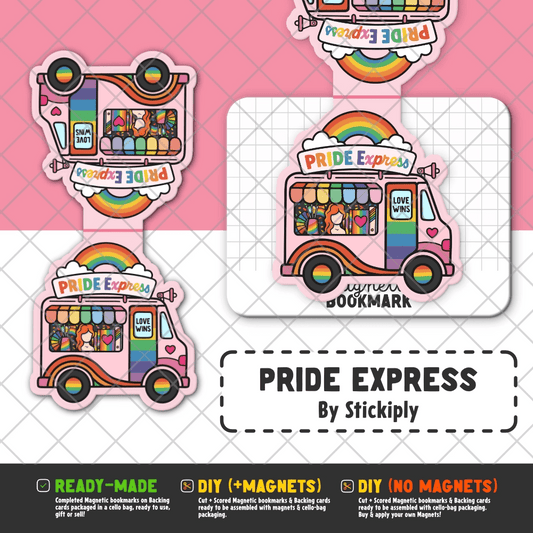 Pride Express | Magnetic Bookmark - Stickiply