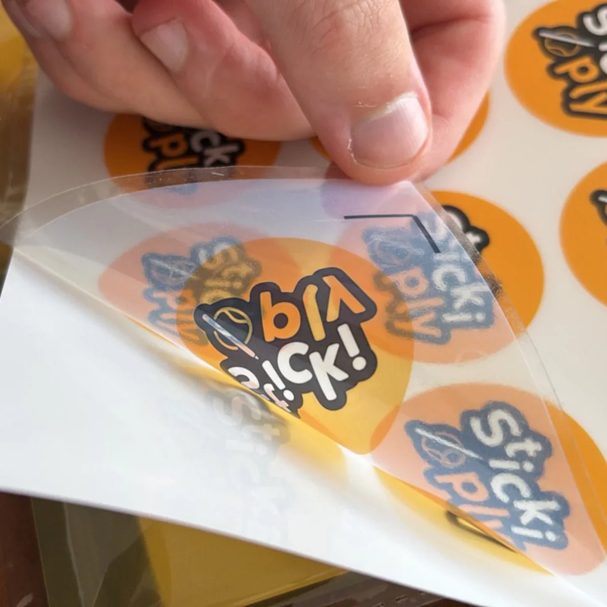 Printable Vinyl Sticker Paper | Clear (A4) - Stickiply