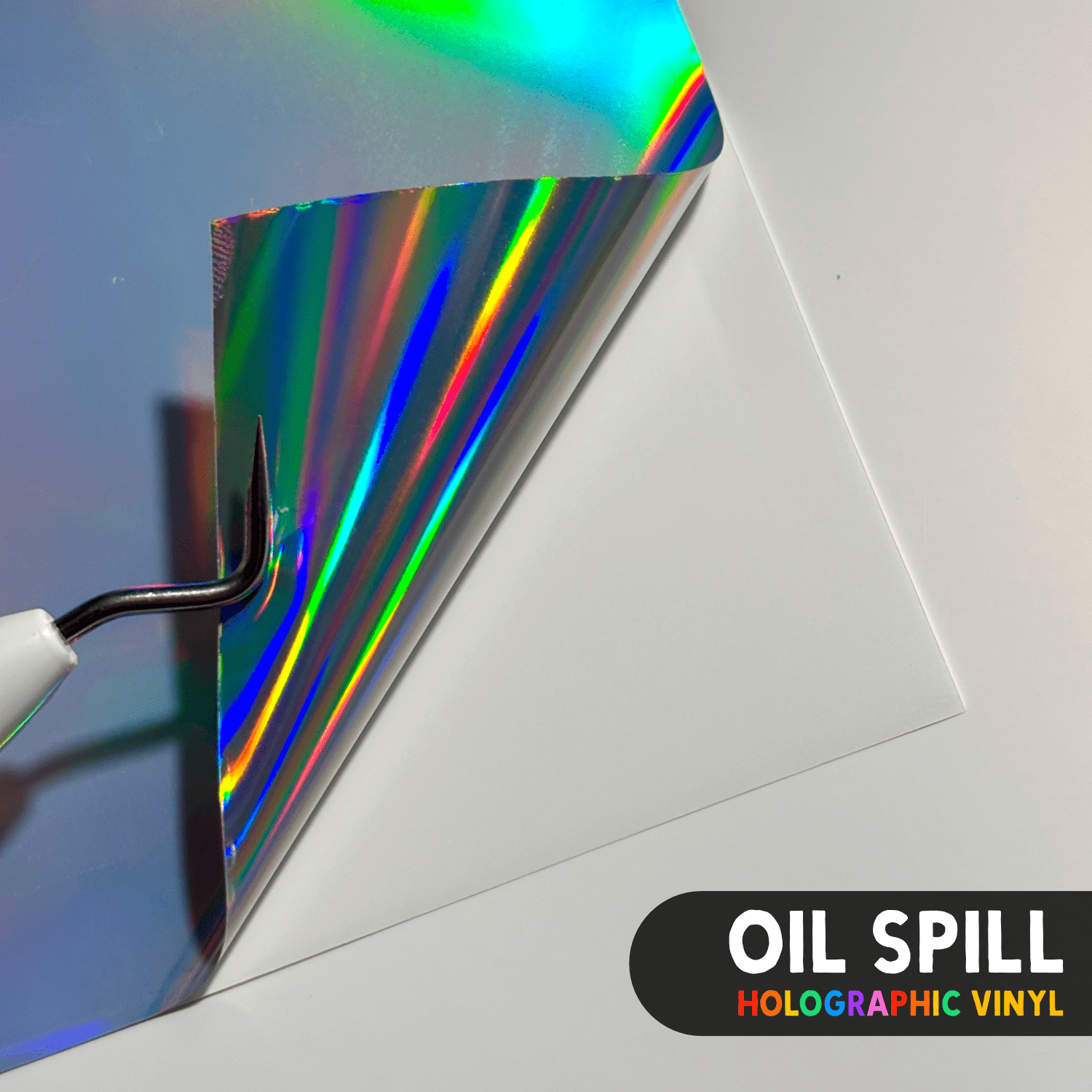 Printable Vinyl Sticker Paper | Holographic (A4) - Stickiply