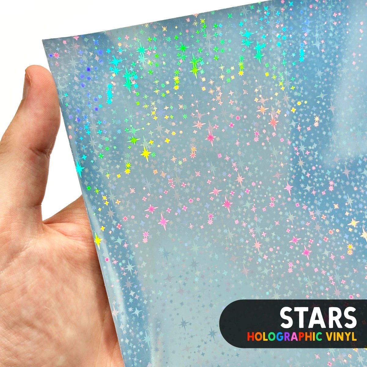 Printable Vinyl Sticker Paper | Holographic (A4) - Stickiply