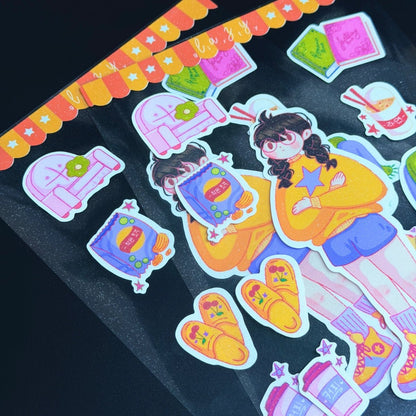 Printable Vinyl Sticker Paper | Matte (Clear Backing) - Stickiply