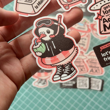 Printable Vinyl Sticker Paper | Matte (Clear Backing) - Stickiply