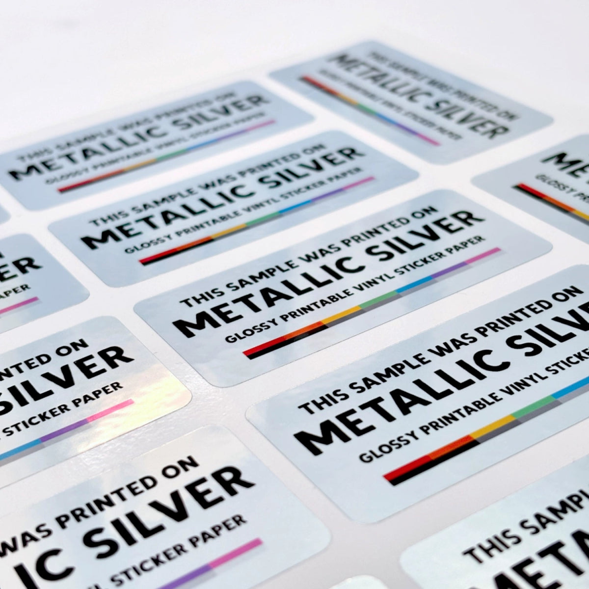 Printable Vinyl Sticker Paper | Metallic (A4) - Stickiply