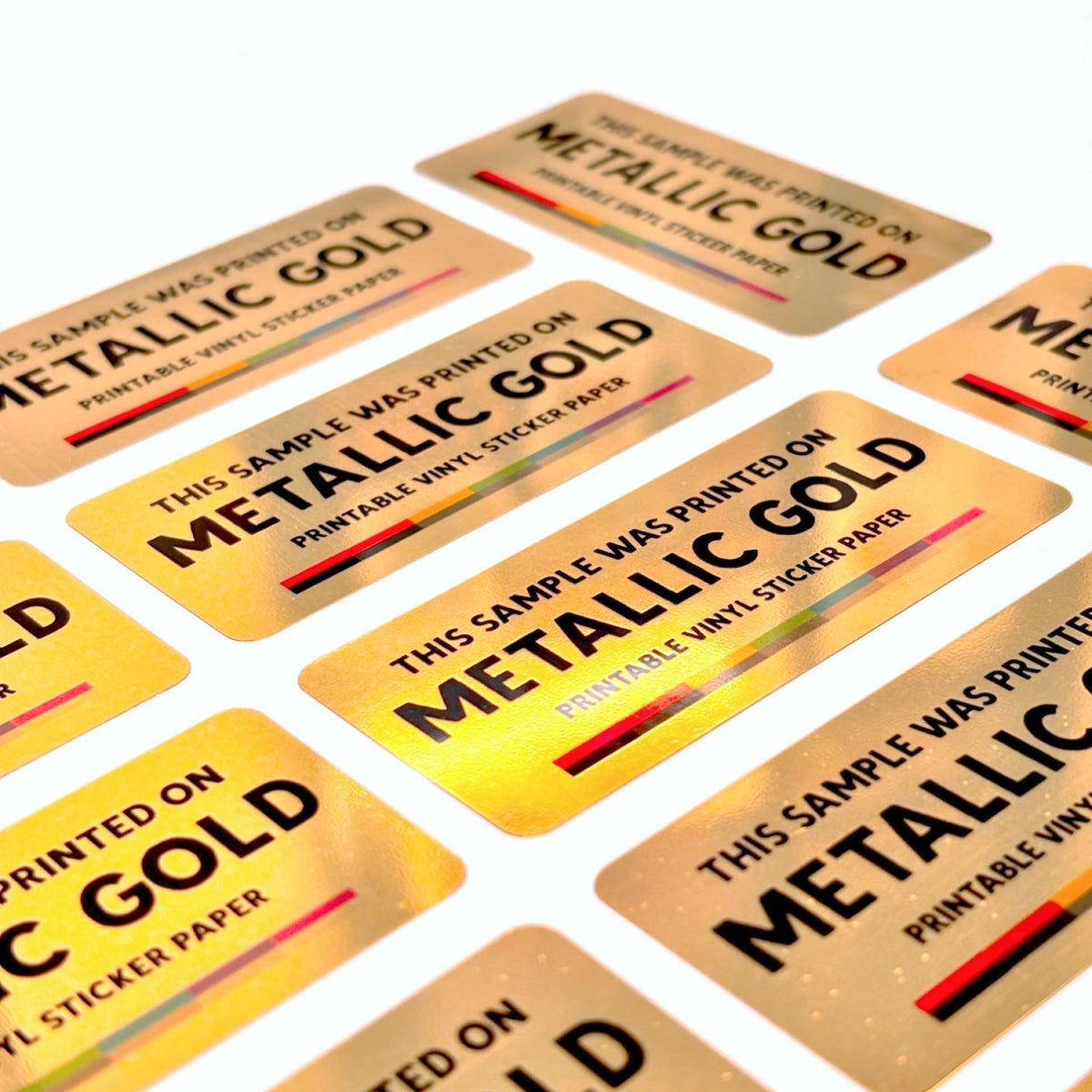 Printable Vinyl Sticker Paper | Metallic (A4) - Stickiply