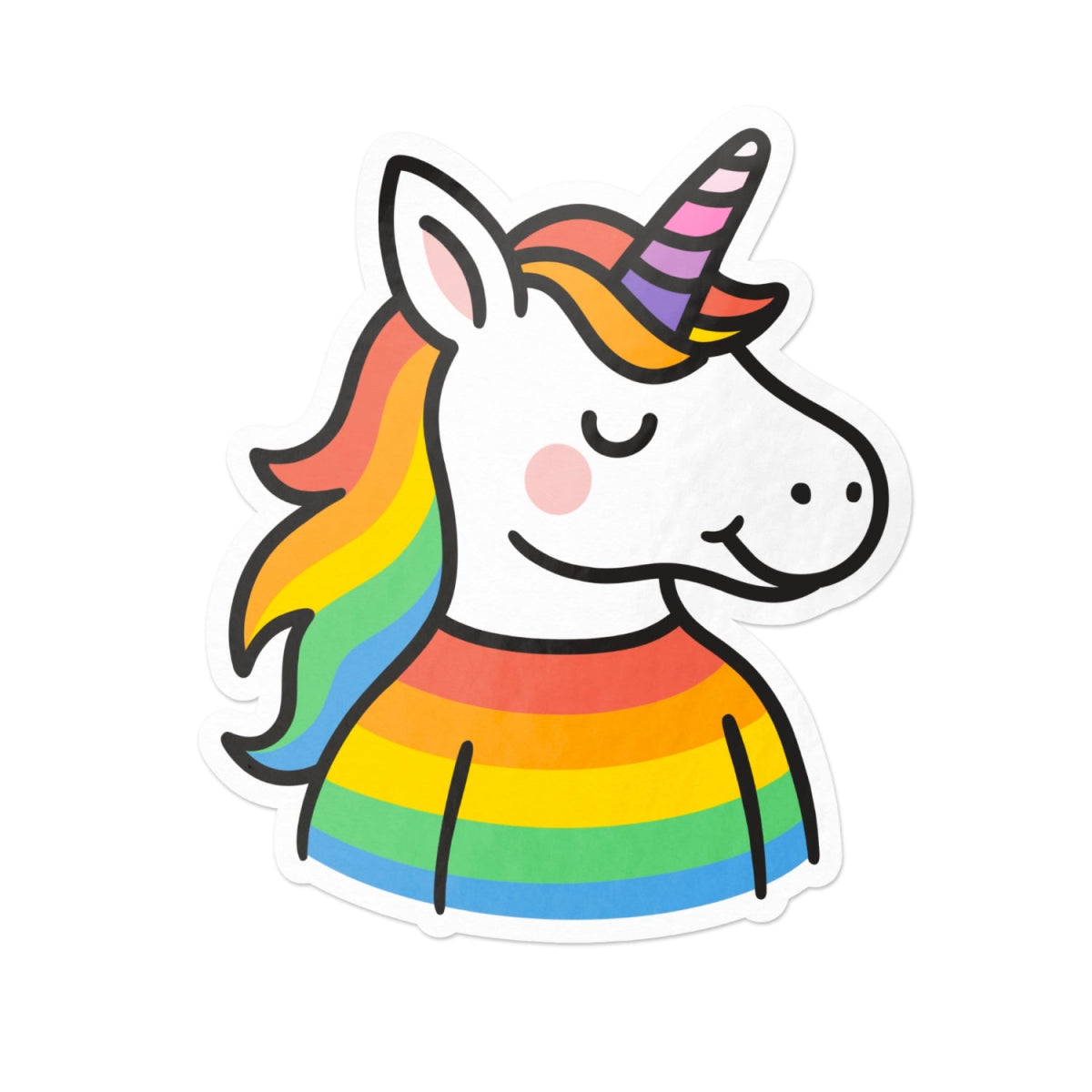 Proud Unicorn Sticker - Stickiply