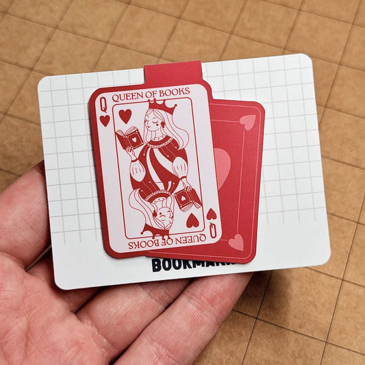 Queen of Books | Magnetic Bookmark - Stickiply
