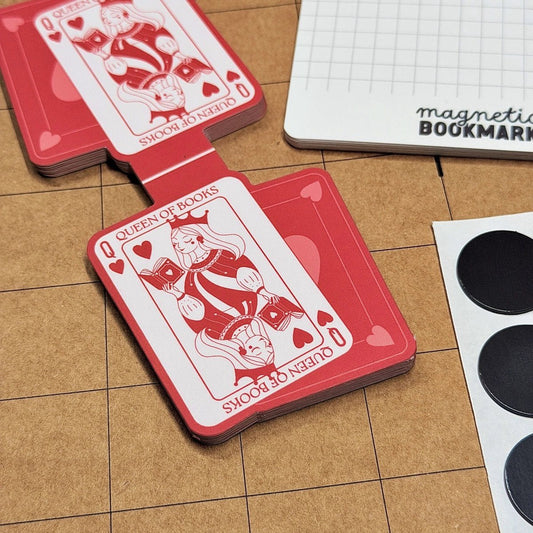 Queen of Books | Magnetic Bookmark - Stickiply