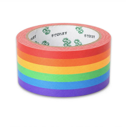 Rainbow Reinforced Kraft Tape (50m) - Stickiply