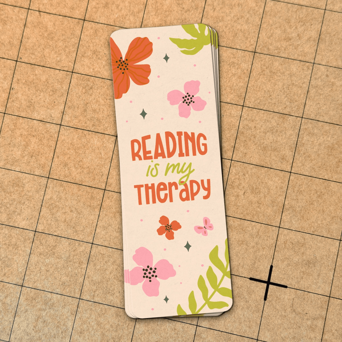 Reading is my Therapy | Bookmark - Stickiply