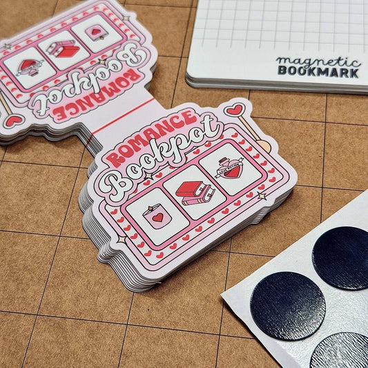 Romance Bookpot | Magnetic Bookmark - Stickiply