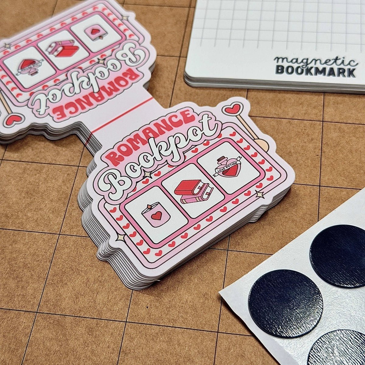 Romance Bookpot | Magnetic Bookmark - Stickiply