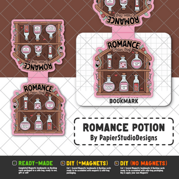 Romance Potions | Magnetic Bookmark