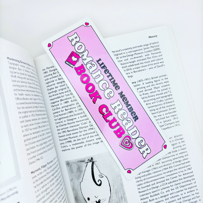 Romance Reader Book Club Bookmark - Premium Bookmark - Just £1.75!