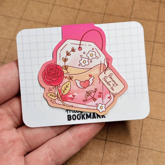 Romance Reader Tea | Magnetic Bookmark - Stickiply