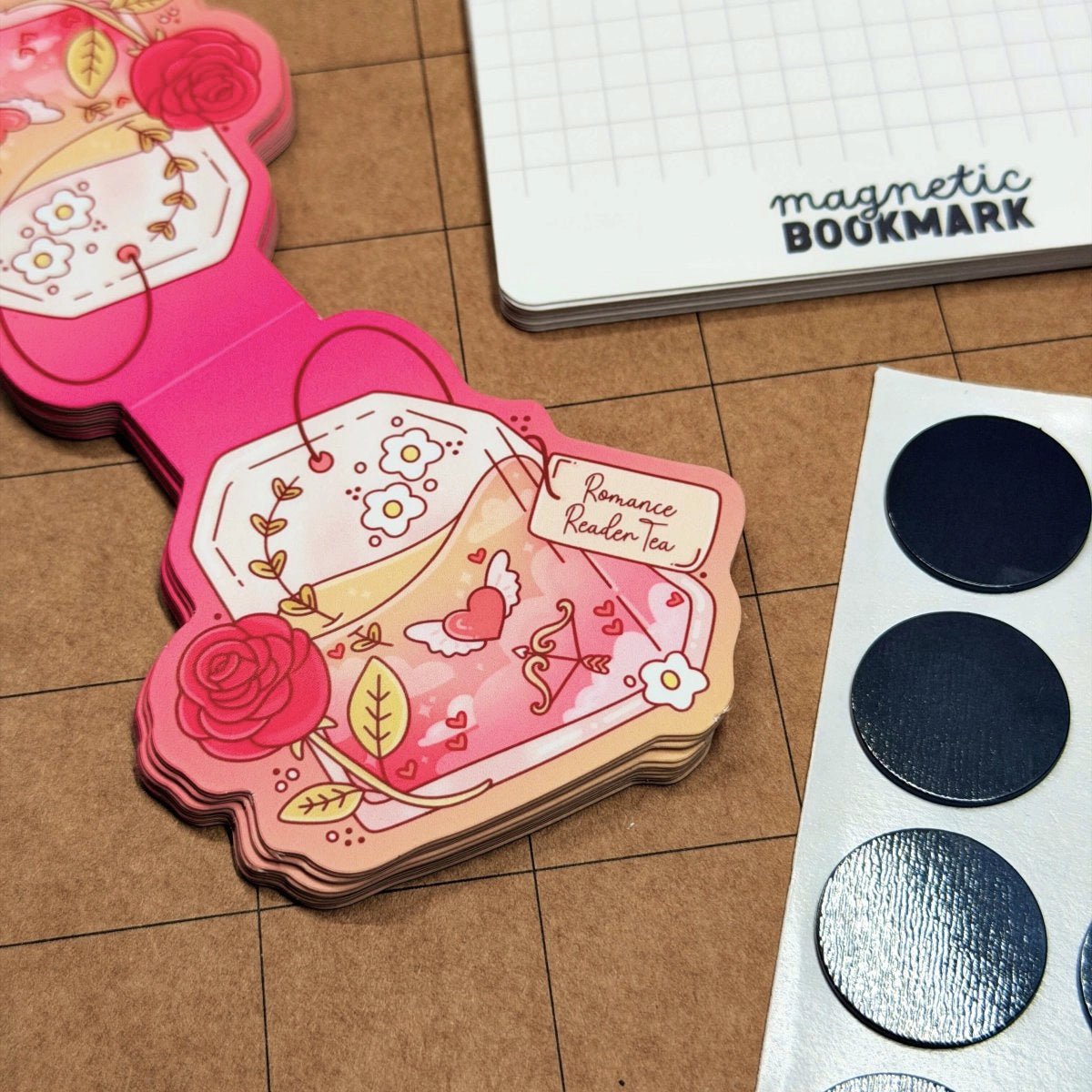 Romance Reader Tea | Magnetic Bookmark - Stickiply