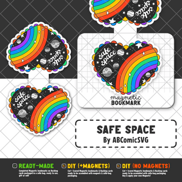 Safe Space | Magnetic Bookmark