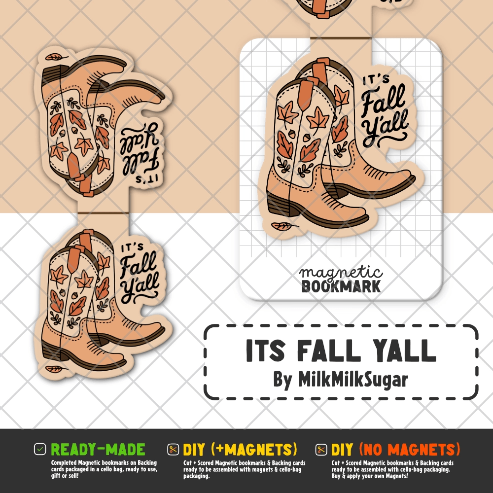 Seasonal Vibes | Magnetic Bookmarks - Stickiply