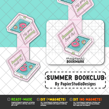 Summer Book Club | Magnetic Bookmark