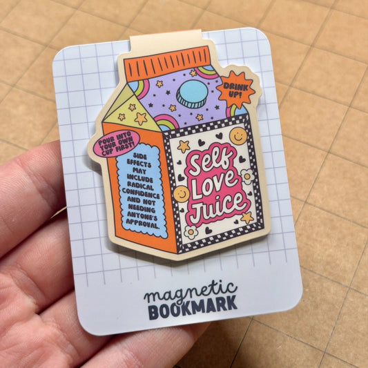 Self Love Juice | Magnetic Bookmark - Stickiply