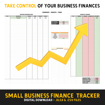 Small Business Finance Tracker - Stickiply