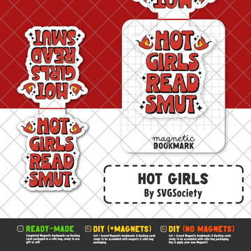 Hot Girls Read Smut | Magnetic Bookmark