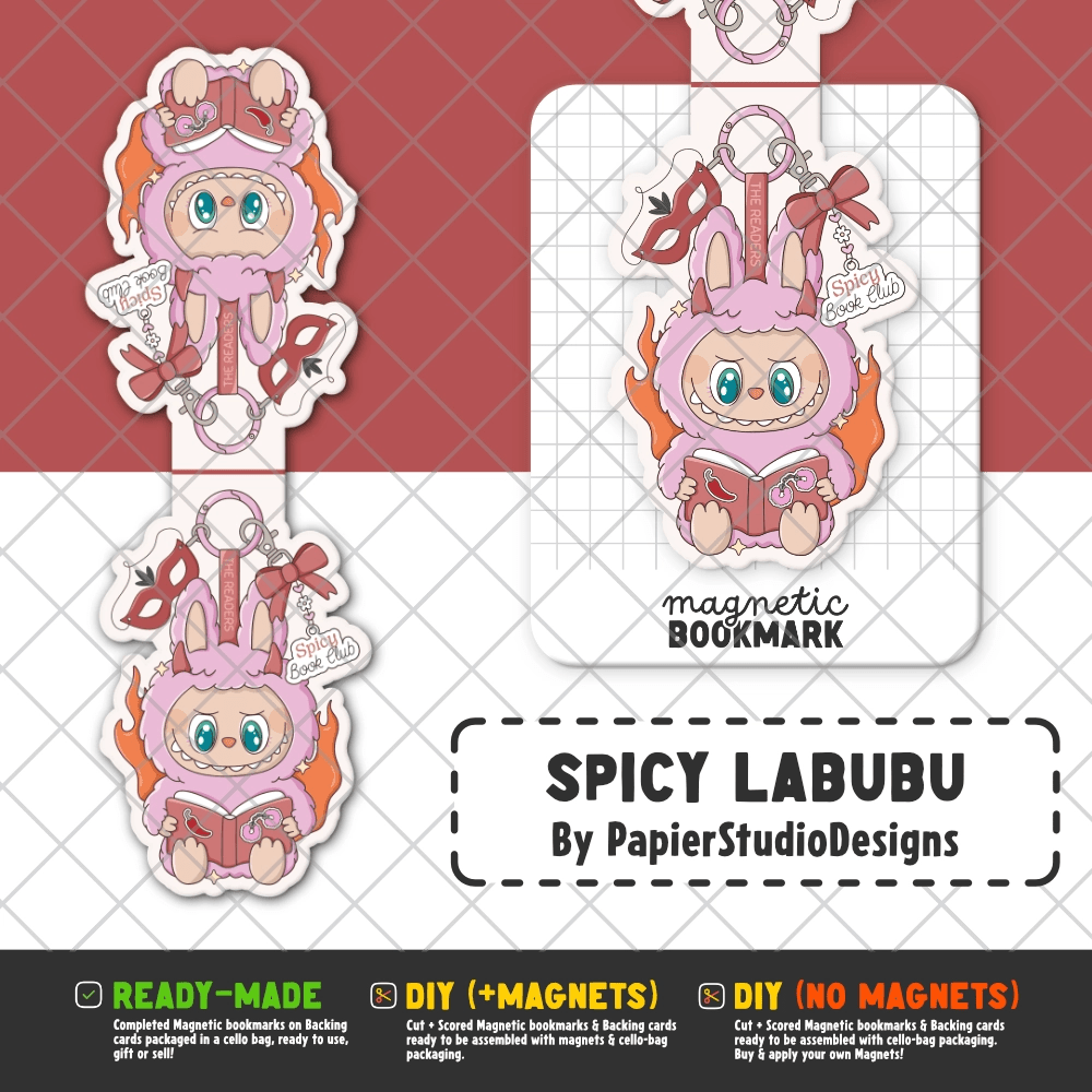 Spicy & Smut | Magnetic Bookmarks - Stickiply