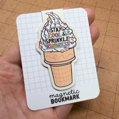 Sprinkle Kindness | Magnetic Bookmark - Stickiply