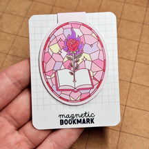 Stained Glass Romance | Magnetische boekenlegger - Stickiply
