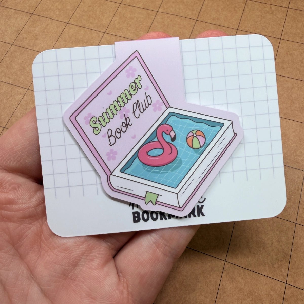 Summer Book Club | Magnetic Bookmark - Stickiply