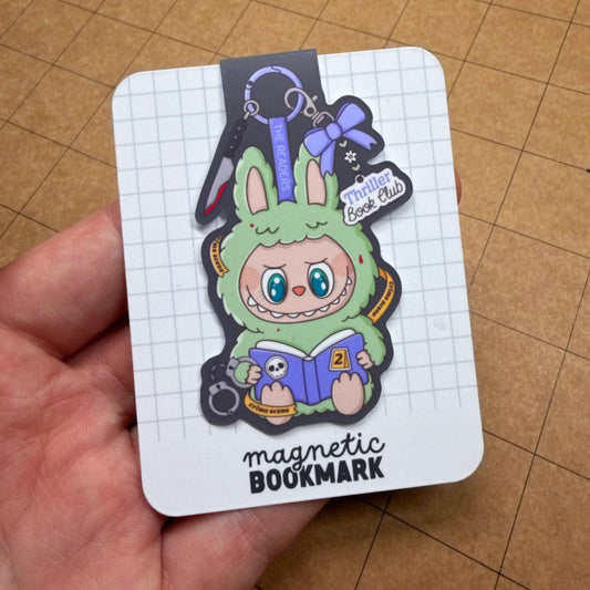 Thriller Labubu | Magnetic Bookmark - Stickiply