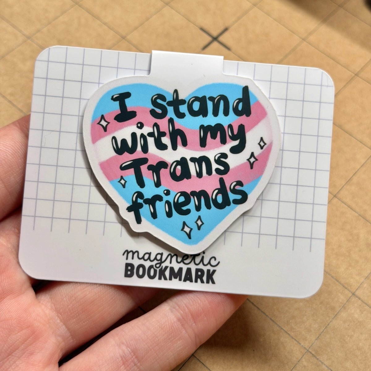 Trans Friends | Magnetic Bookmark - Stickiply