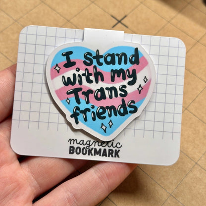 Trans Friends | Magnetic Bookmark - Stickiply
