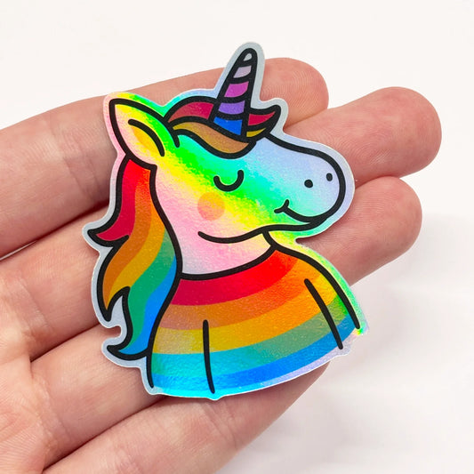 Proud Unicorn Sticker - Premium Sticker - Just £1.75!