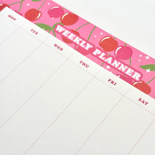 Weekly Planner (Cherry) - Stickiply